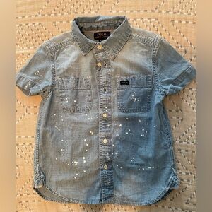 Polo Ralph Lauren Short-Sleeve Button-Down in Size 4T